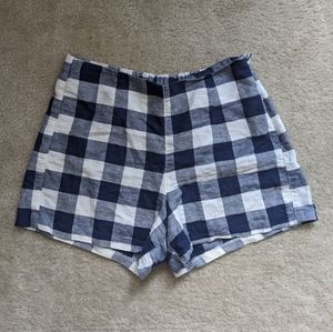 Old Navy linen gingham shorts